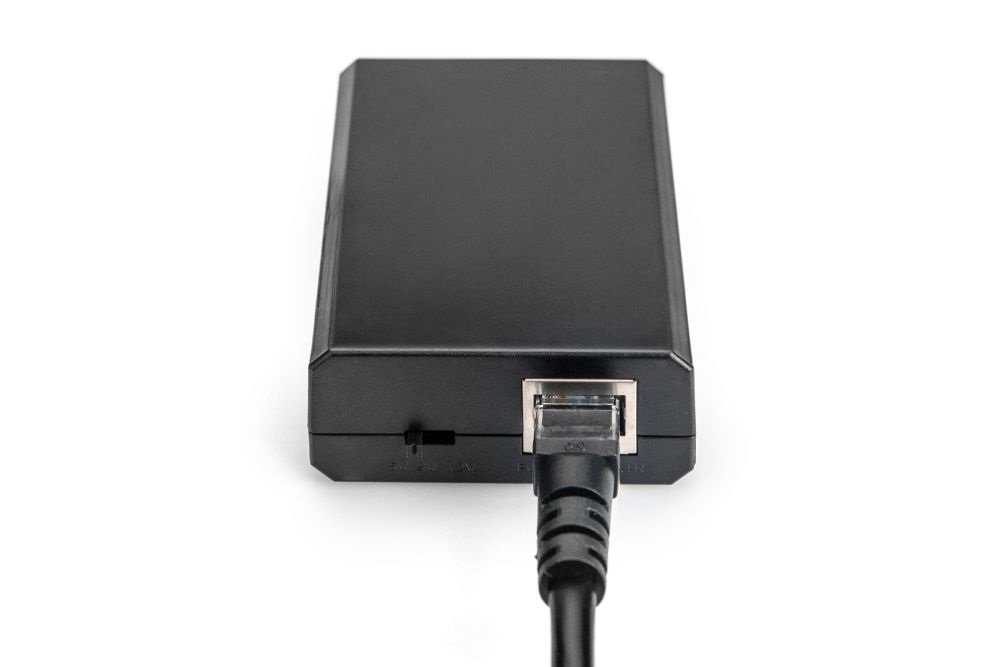 DIGITUS Gigabit Ethernet PoE+ 24W tápleválasztó