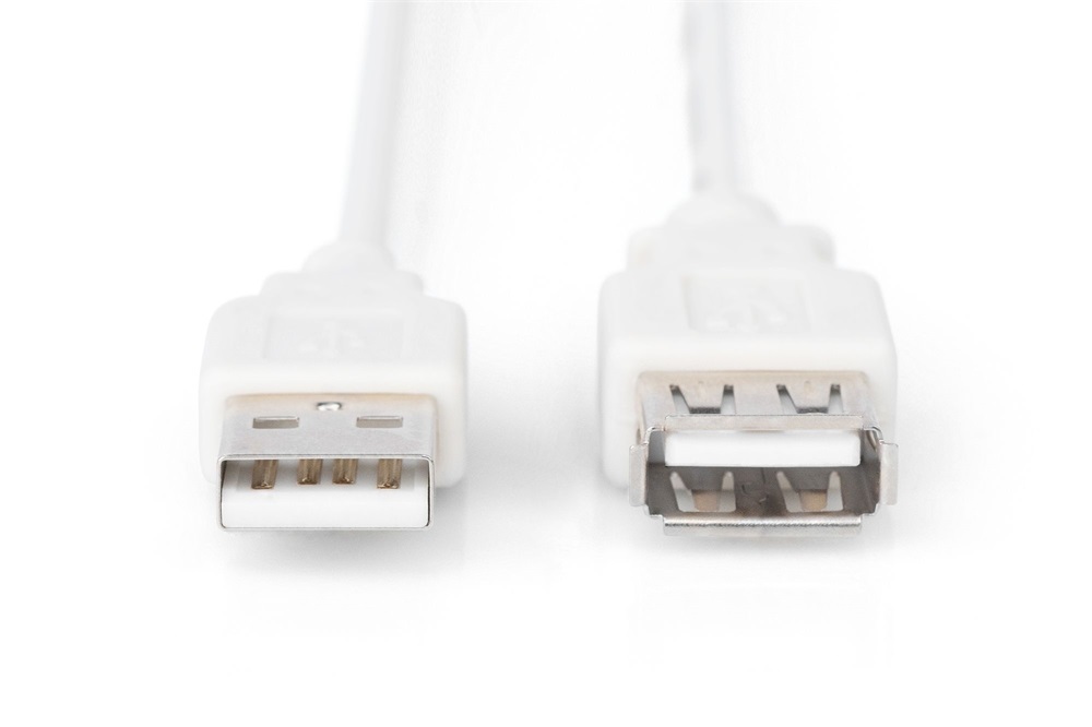 DIGITUS High Speed 2.0 USB hosszabbító kábel bézs 1,8m