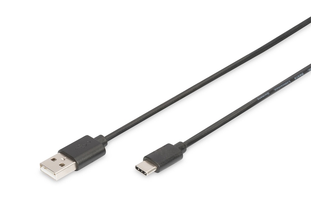DIGITUS High Speed 2.0 USB type A - USB type-C kábel 1,8m