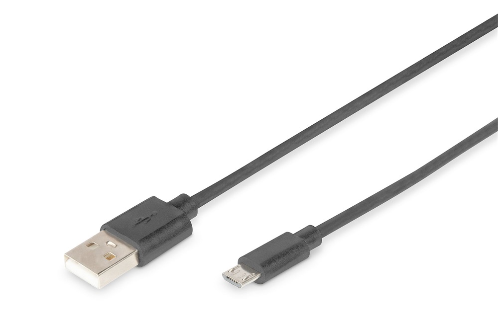 DIGITUS High Speed 2.0 micro USB B - USB type A kábel 1,8m