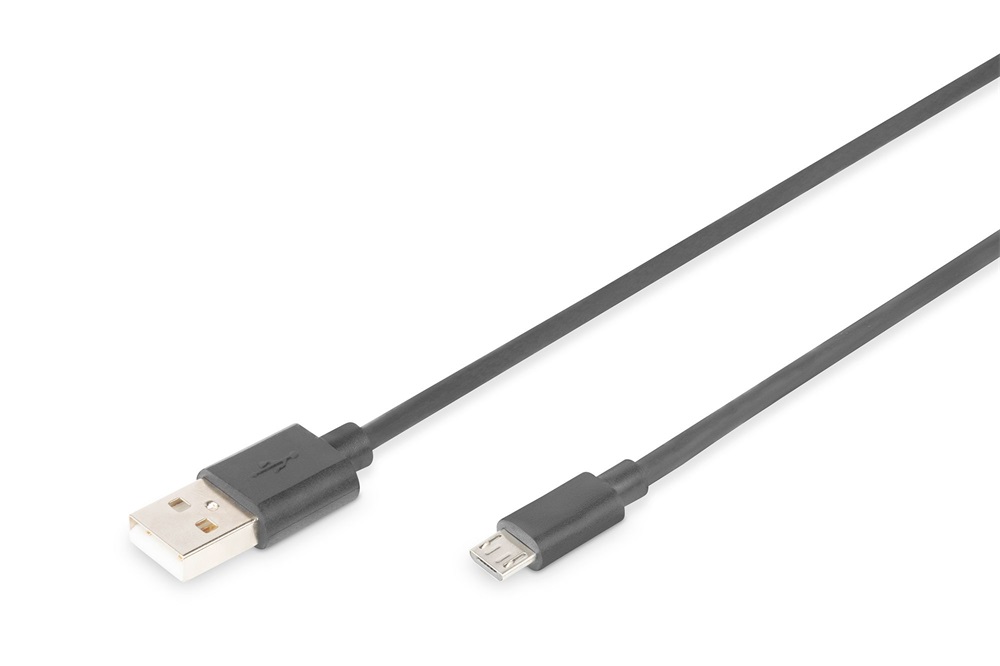 DIGITUS High Speed 2.0 micro USB  - USB type A kábel 1,8m