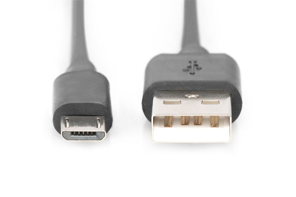 DIGITUS High Speed 2.0 micro USB  - USB type A kábel 1,8m