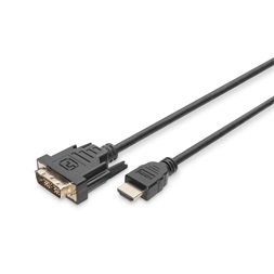 DIGITUS High Speed Full HD 60Hz DVI-D - HDMI type A kábel 2m