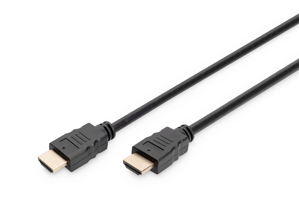 DIGITUS High Speed Premium UHD 4K 3D 60Hz 2.0 aranyozott Ethernet HDMI kábel 2m