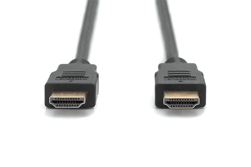 DIGITUS High Speed UHD 4K 30Hz 2.0 aranyozott Ethernet HDMI kábel 1m