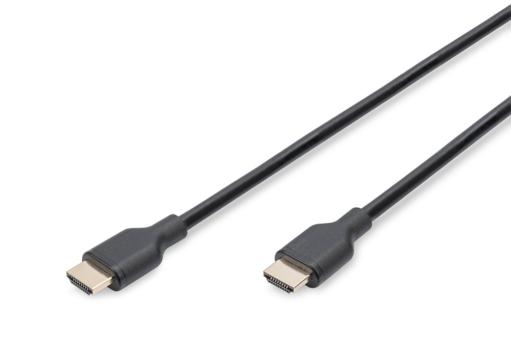 DIGITUS High Speed UHD 8K 3D 60Hz  2.1 aranyozott Ethernet HDMI kábel 1m