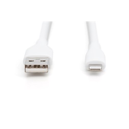 DIGITUS High Speed USB-A 2.0 Lightning fehér szilikon töltőkábel 1m