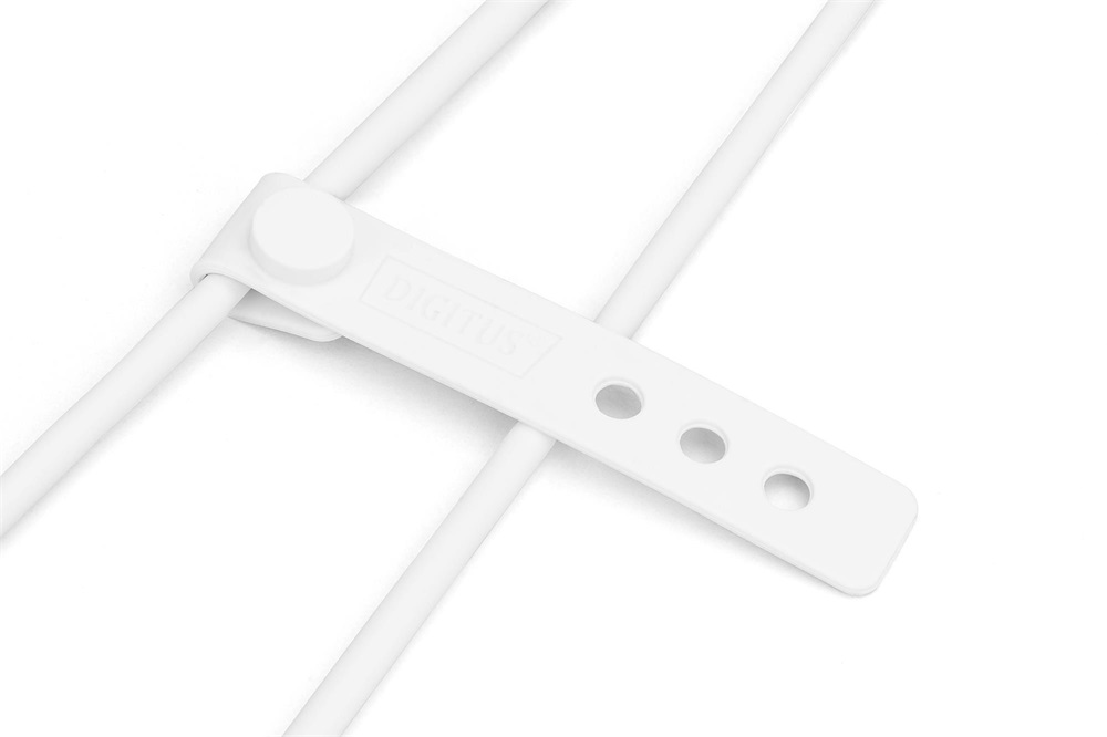 DIGITUS High Speed USB-A 2.0 Lightning fehér szilikon töltőkábel 2m