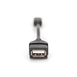 DIGITUS OTG 2.0 mini USB B - USB A anya Adapter