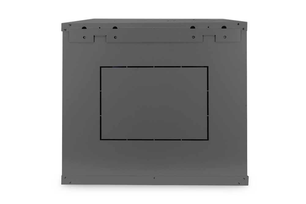 DIGITUS Dynamic Basic 19" 12U 611x600x450mm üvegajtós fekete fali rack szekrény