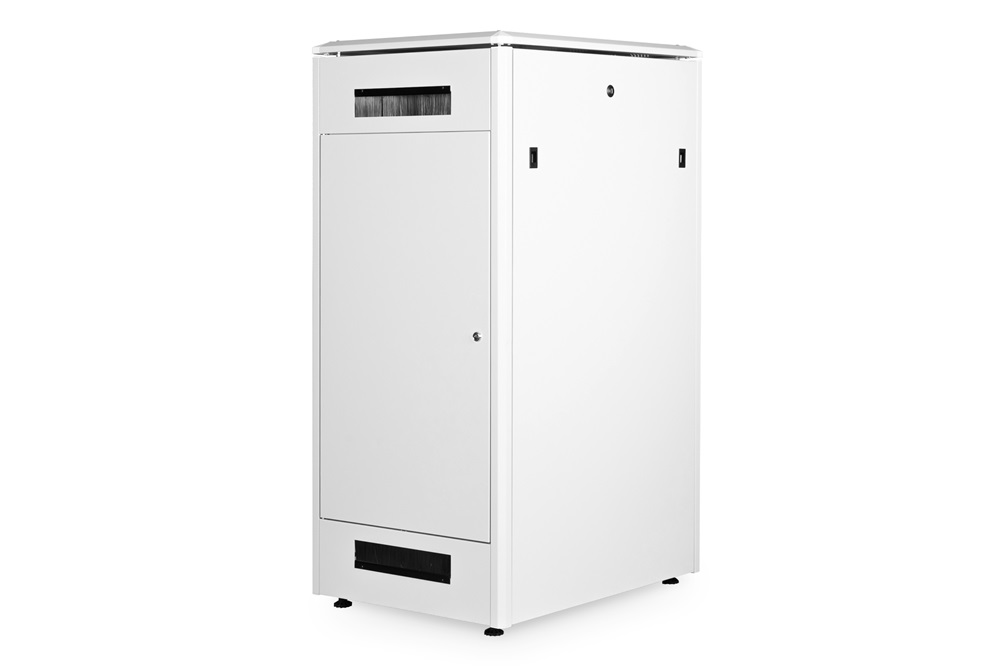 DIGITUS Rack Unique 19" 26U 1342x600x800mm üvegajtós szürke álló rack szekrény