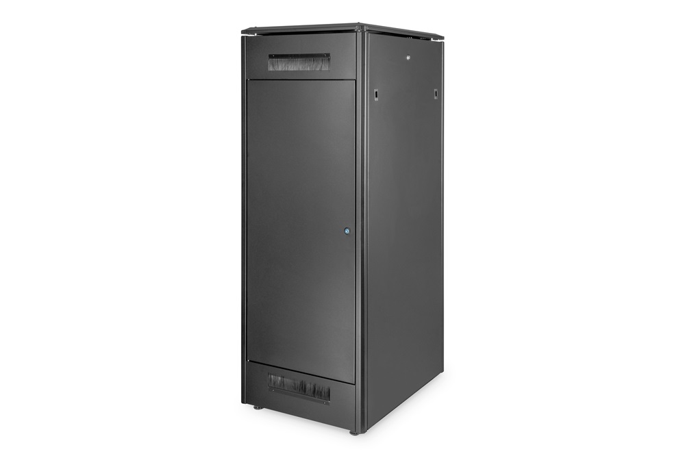 DIGITUS Rack Unique 19" 32U 1609x600x800mm üvegajtós fekete álló rack szekrény