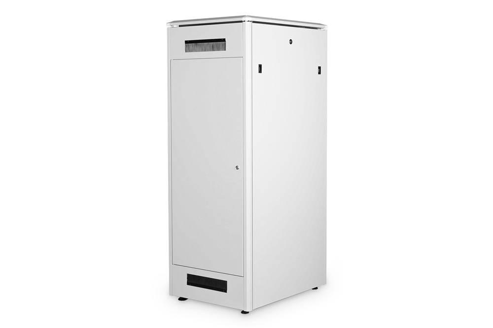 DIGITUS Rack Unique 19" 32U 1609x600x800mm üvegajtós szürke álló rack szekrény