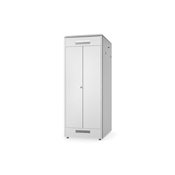 DIGITUS Rack Unique 19" 42U 2053x800x1000mm dupla üveg első ajtó és dupla acél hátsó ajtós szürke álló rack szekrény