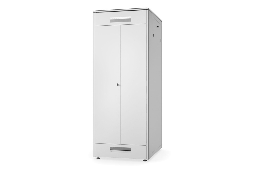 DIGITUS Rack Unique 19" 42U 2053x800x1000mm dupla üveg első ajtó és dupla acél hátsó ajtós szürke álló rack szekrény