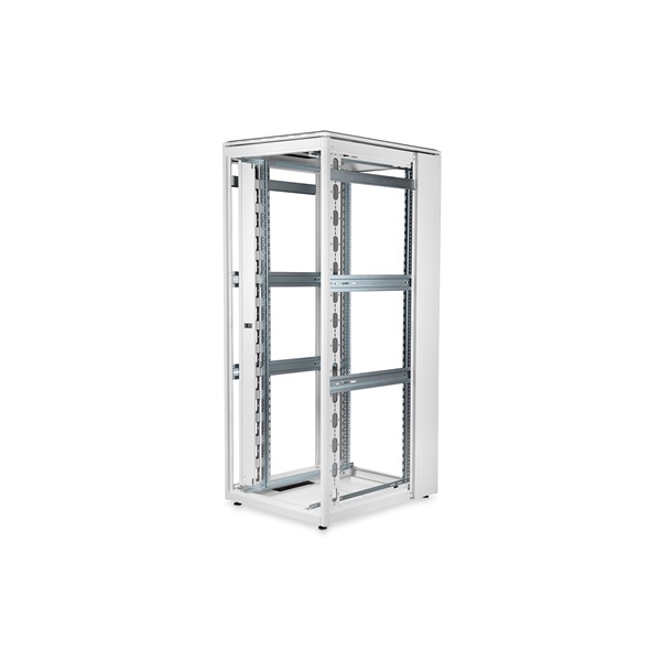 DIGITUS Rack Unique 19" 42U 2053x800x100mm első és hátsó perforált ajtós szürke álló rack szekrény