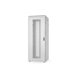 DIGITUS Rack Unique 19" 42U 2053x800x800mm dupla első és szimpla hátsó perforált ajtós szürke álló rack szekrény
