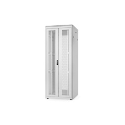 DIGITUS Rack Unique 19" 42U 2053x800x800mm dupla első és szimpla hátsó perforált ajtós szürke álló rack szekrény