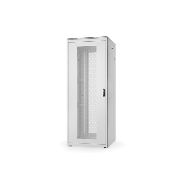 DIGITUS Rack Unique 19" 42U 2053x800x800mm első és hátsó perforált ajtós szürke álló rack szekrény