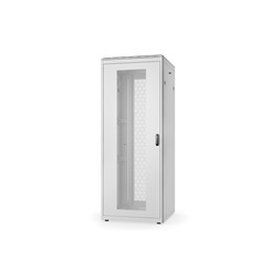 DIGITUS Rack Unique 19" 42U 2053x800x800mm első és hátsó perforált ajtós szürke álló rack szekrény