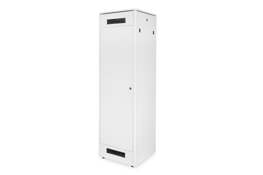 DIGITUS Rack Unique 19" 42U 2053x600x600mm üvegajtós szürke álló rack szekrény