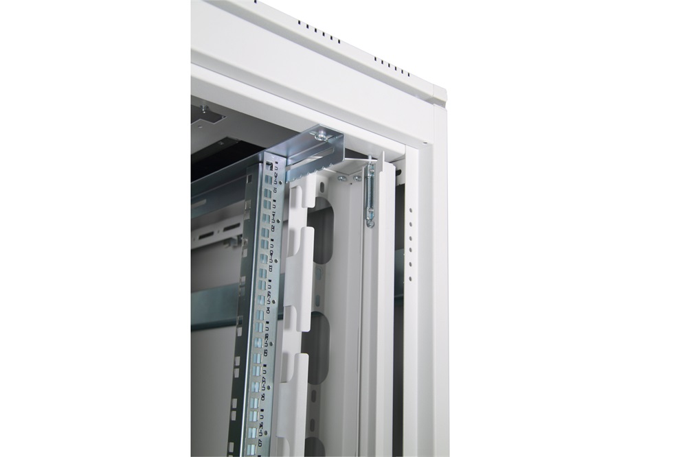 DIGITUS Rack Unique 19" 47U 2276x800x800mm üvegajtós szürke álló rack szekrény