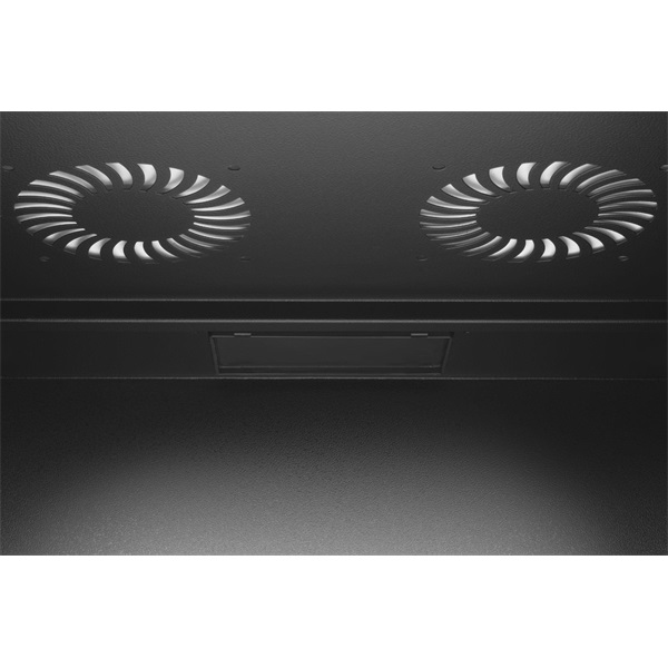 DIGITUS SOHO PRO 19" 4U 240x540x400mm üvegajtós fekete fali rack szekrény