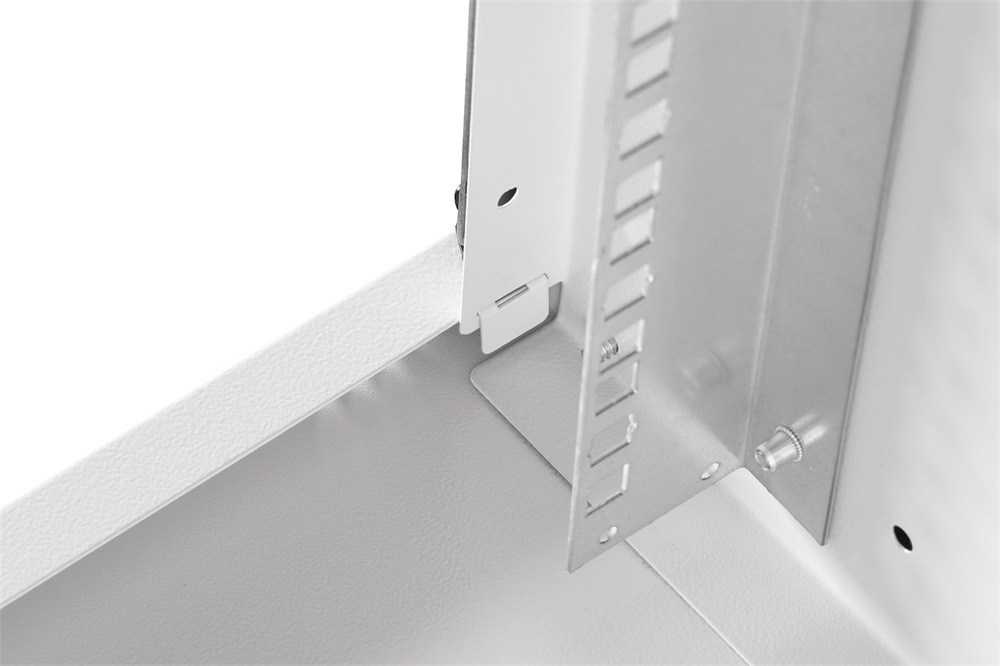 DIGITUS SOHO PRO 19" 4U 240x540x400mm üvegajtós szürke fali rack szekrény