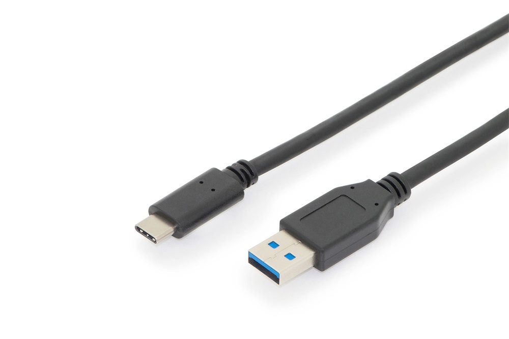 DIGITUS SuperSpeed 3.1 USB type A - USB type-C kábel 1m