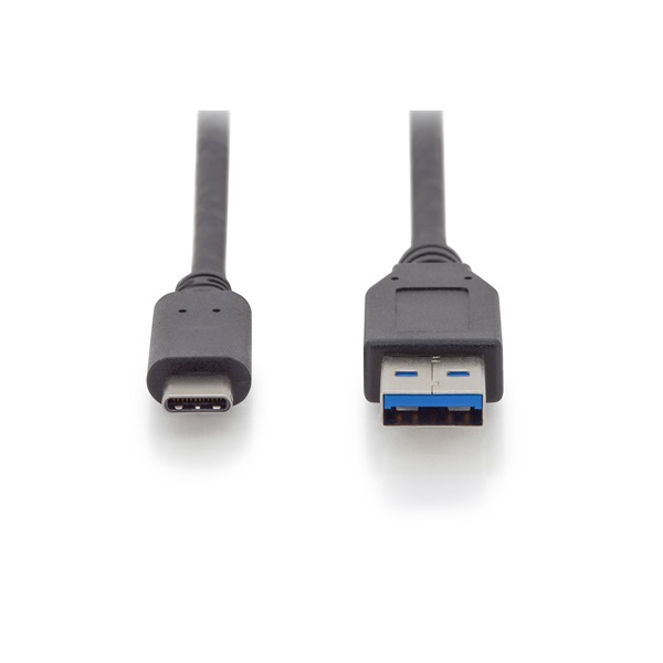 DIGITUS SuperSpeed 3.1 USB type A - USB type-C kábel 1m