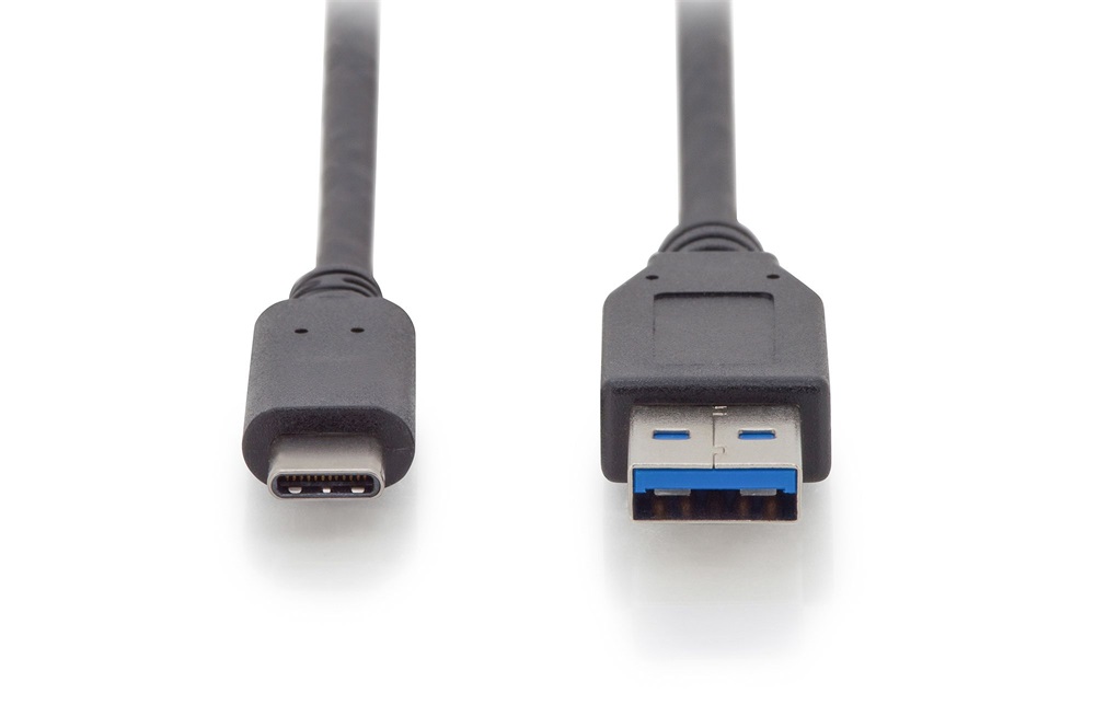 DIGITUS SuperSpeed 3.1 USB type A - USB type-C kábel 1m