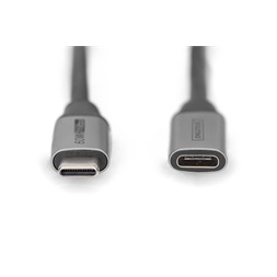 DIGITUS SuperSpeed UHD 4K 3.0 Gen1 USB Type-C hosszabbító kábel 1m