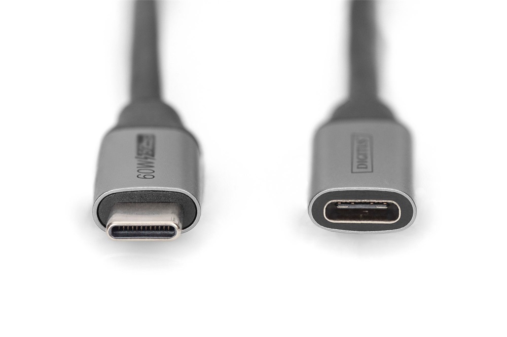 DIGITUS SuperSpeed UHD 4K 3.0 Gen1 USB Type-C hosszabbító kábel 1m