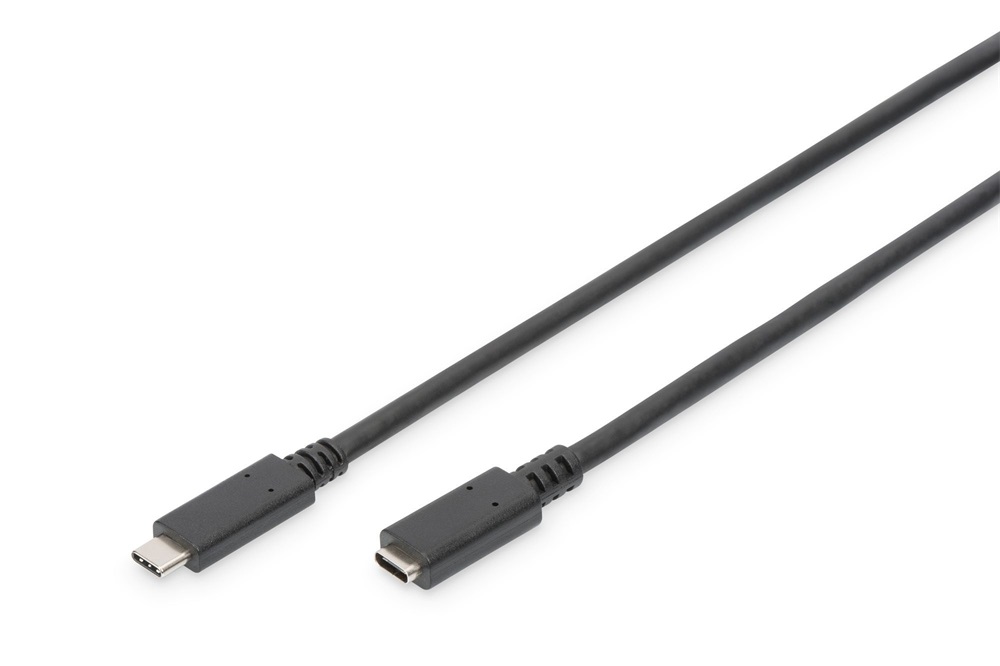 DIGITUS SuperSpeed UHD 4K 3.1 Gen2 USB Type-C hosszabbító kábel 1,5m