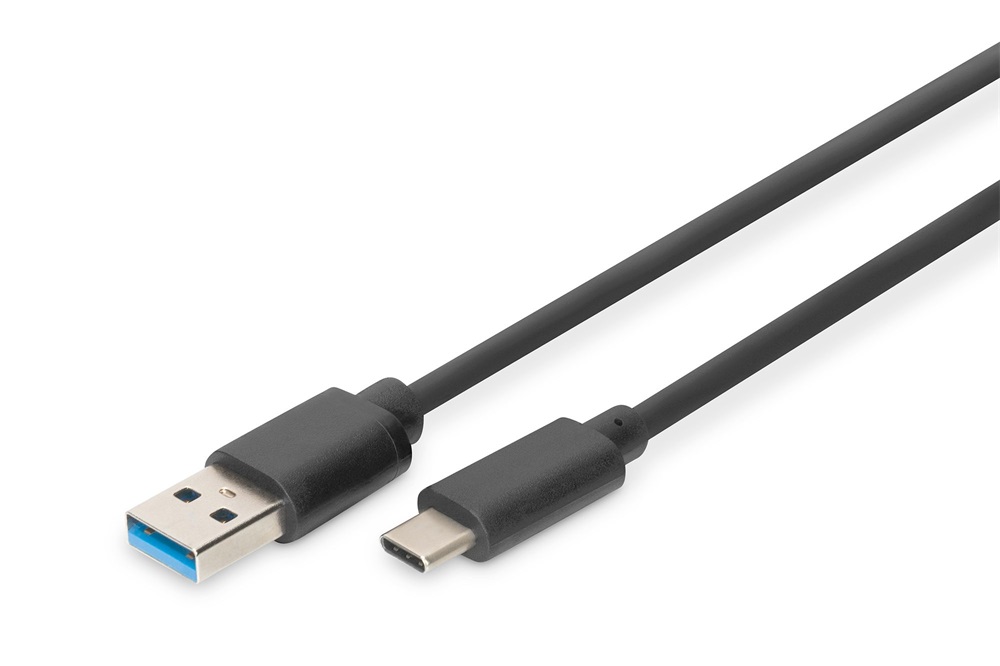 DIGITUS SuperSpeed USB 3.0 USB A - USB type-C kábel 1m
