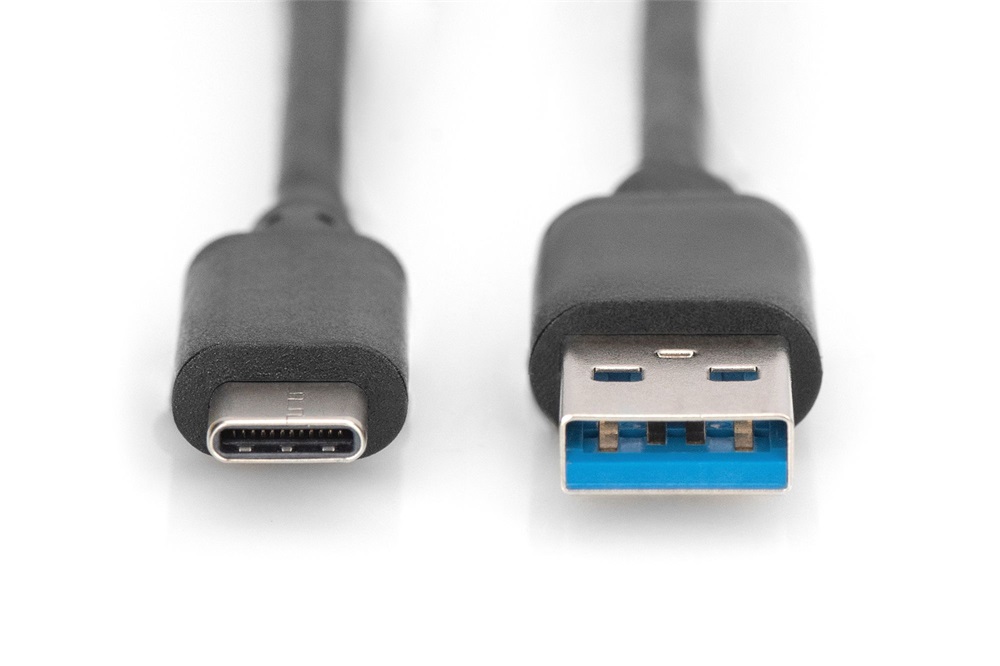 DIGITUS SuperSpeed USB 3.0 USB A - USB type-C kábel 1m