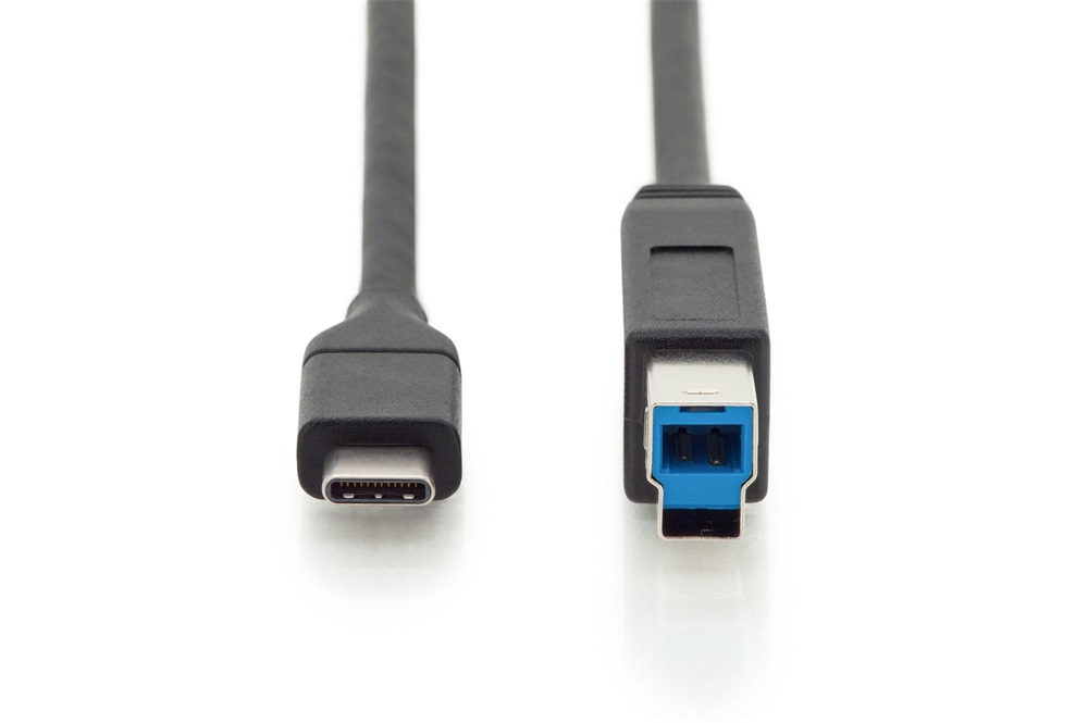 DIGITUS SuperSpeed USB type-B - USB type-C kábel 1,8m