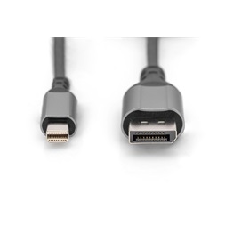 DIGITUS UHD 3D 8K 60 Hz 1.4 DisplayPort - mini DisplayPort kábel 2m