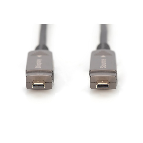 DIGITUS UHD 4K 120Hz aranyozott 2.0b kivehető csatlakozóval AOC optikai HDMI kábel 20m