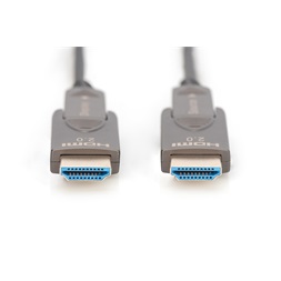 DIGITUS UHD 4K 120Hz aranyozott 2.0b kivehető csatlakozóval AOC optikai HDMI kábel 20m