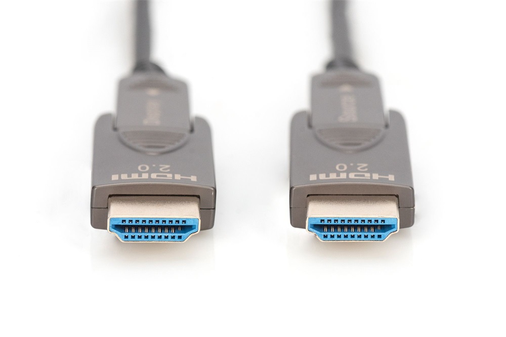 DIGITUS UHD 4K 120Hz aranyozott 2.0b kivehető csatlakozóval AOC optikai HDMI kábel 10m