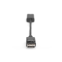DIGITUS UHD 4K 30Hz Dual Mode aranyozott 1.2 DisplayPort - HDMI type A Adapter 0,2m