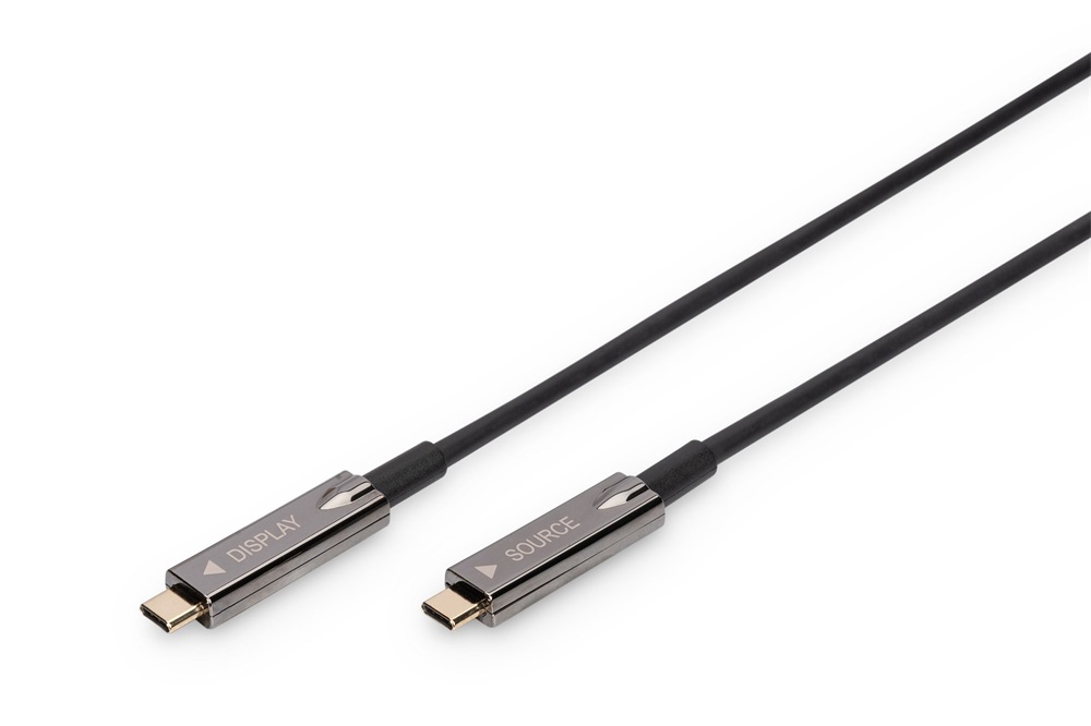 DIGITUS UHD 4K 3D 120Hz AOC optikai USB type-C kábel 15m
