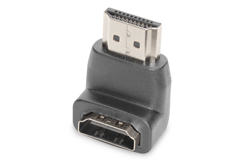 DIGITUS UHD 4K 3D 60Hz aranyozott HDMI 90°-os Adapter