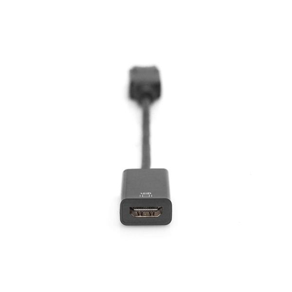 DIGITUS UHD 4K 3D Dual-Mode aktív 1.2 DisplayPort - HDMI type A 2.0 Adapter 0,2m