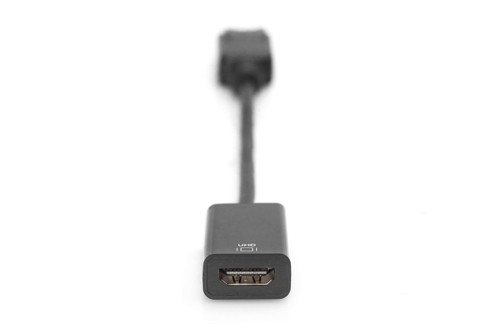 DIGITUS UHD 4K 3D Dual-Mode aktív 1.2 DisplayPort - HDMI type A 2.0 Adapter 0,2m