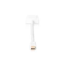 DIGITUS UHD 4K 3D Dual-Mode aktív mini DisplayPort - HDMI type A 2.0 Adapter 0,2m