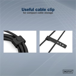 DIGITUS UHD 4K 60Hz USB 3.2 Gen2 USB type-C szilikon kábel 0,5m