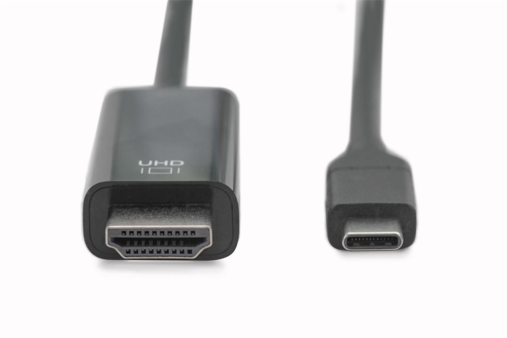 DIGITUS UHD 4K 60Hz aranyozott HDMI - USB type-C kábel 2m