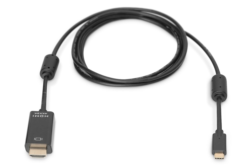 DIGITUS UHD 4K 60Hz aranyozott HDMI - USB type-C kábel 2m